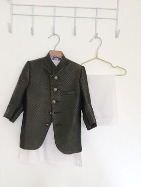 Baby Boy Prince Coat Outfit